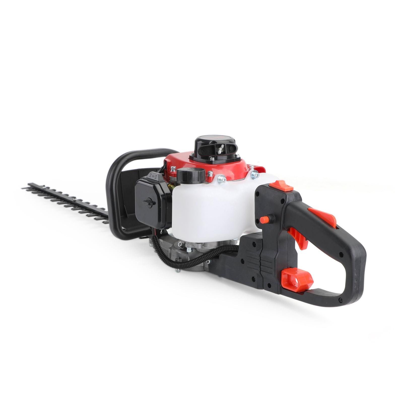Gas Hedge Trimmer 24" Double Sided Blade 26cc Recoil Gasoline Trim Blade