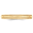 thumbnail image 4 of 14K Yellow Gold 3mm Milgrain Half-Round Wedding Band, 4 of 5