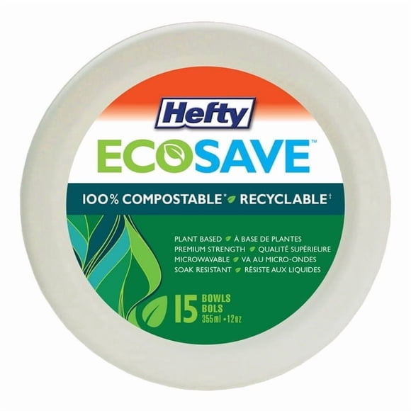 Hefty EcoSave® Bowls, 15 Bowls