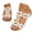 White, variant on Otqutp Womens Wedge Sandals Geometric Cutout Decorative Straps Open Toe Casual Shoes Summer Non-Slip Beach Hiking Slippers