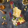 thumbnail image 5 of Circus Cutting Board, Lionnd Clownt the Circus Stage Theater Curtain Playing Performancerts, Decorative Tempered Glass Cutting and Serving Board, Wine Bottle Shape, Multicolor, by Ambesonne, 5 of 5