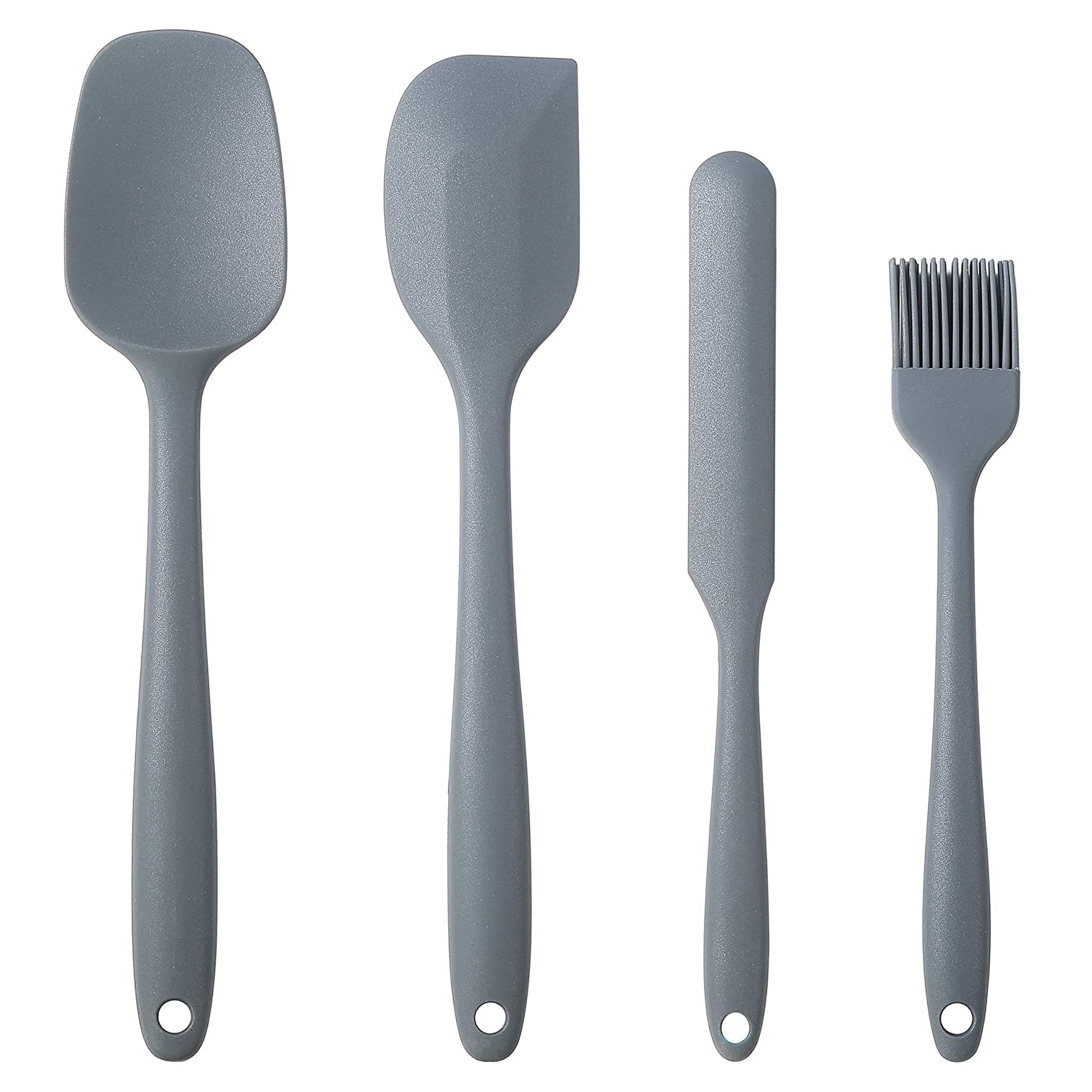 Silicone Spatula 4Piece Set, New Upgraded Kitchen Spatulas, High Heat