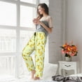 thumbnail image 5 of Salouo Bananas Print Women's Pajama Pants Casual Loose Sweatpants PJs Flowy Pants Drawstring Palazzo for Women Wide Leg Pants Lounge Pajama -Large, 5 of 8