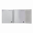thumbnail image 3 of Libreta de tapa dura laminado liso con espiral metálico en la lateral con solapa protectora, Dragón Chimuelo color blanco, 3 of 4