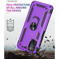 thumbnail image 2 of for Samsung Galaxy A03s Phone Case, Galaxy A03s Phone Case with HD Screen Protector, [Military Grade 16ft. Drop Tested] Ring Shockproof Protective Phone Case for Samsung A03s,Purple, 2 of 12
