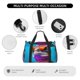 thumbnail image 4 of Balery Lizard With Sunglasses Colorful Bolsa de Gimnasio para Mujeres, Bolsa de Viaje con Bolsillo Húmedo, Bolsa de Fin de Semana para Mujeres, Bolsa de Viaje Resistente al Agua, 4 of 7