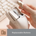 thumbnail image 4 of Ratón inalámbrico LOFREE Touch PBT 4000 DPI recargable blanco, 4 of 8