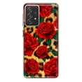 thumbnail image 1 of MUNDAZE Samsung Galaxy A72 Leopard Red Roses Double Layer Phone Case Cover, 1 of 5