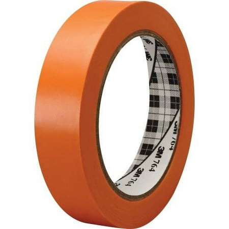 3M, MMM764136ORG, General-purpose 764 Color Vinyl Tape, 1 Roll, Orange