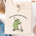 thumbnail image 4 of Mama Frog Shirt Off to Commit Mom Foolery TShirt Funny Frog Scooter Gift For Mom Funny Mama Shirt Pregnancy Announcement Tee, 4 of 6