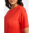 thumbnail image 4 of Sofia by Sofia Vergara Women's and Women's Plus Size Sofia Tee with Short Sleeves, Sizes XS-4X, 4 of 5