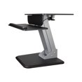 thumbnail image 1 of StarTech.com Convertisseur de Bureau Debout à Hauteur Réglable - Bureau Assis-Debout avec Réglage à un Doigt - Bureau Ergonomique (Bras) - Trousse de Montage (Plaque à Pince, Plateau de Clavier, Bras Pneumatique, base, Support de Plateau de Clavier, Poste de Travail, Pilier de Montage, Petits Plaquettes de Pression (Plateau de Clavier), Plaquettes de Pression Circulaires (base), Plaque Arrière (Clavier)) - pour Écran LCD / Équipement PC - Acier - Noir, Argent - Taille d'Écran : 12 Pouces-30 Pouces - Bureau - pour P/N : ARMPIVOTB, ARMPIVOTV2, LTRISERP, MONSTADJD, 1 of 9