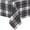 Black, variant on Verolix Checkered Tablecloth 60 x 60 Inch Square, Pink Plaid Gingham Table Cover, Waterproof Washable Wrinkle Resistant Polyester Fabric for Kitchen Dining Indoor Outdoor Use