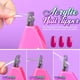 thumbnail image 4 of Paquete de 500 puntas de uñas, juego de uñas acrílicas francesas, uñas postizas naturales de media cubierta de ataúd, uñas de ataúd falsas, cadena de cintura y color natural, 4 of 5