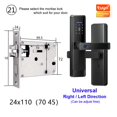 thumbnail image 2 of Smart Door Lock Tuya APP Fingerprint Digit Intelligence Electric 5 Unlock Method Support 8 Language Voice, 2 of 4