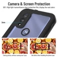 thumbnail image 5 of IP68 Waterproof Case for Moto G Pure 2021, Heavy Duty Phone Cover with Screen Protector, Shockproof Armor Case for Lenovo Moto G Pure 2021 with Hand Lanyard (Blue), 5 of 14