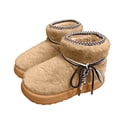 thumbnail image 5 of Viluyesy Womens Snow Boots Faux Fur Lined Platform Slip On Ankle Winter Boots Comfortable Plush for Outdoor Everyday Wear Khaki Size 7-7.5, 5 of 7