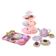 thumbnail image 4 of IFANLANDOR Imagination Stimulation Tea Set Props 17-Piece Dessert Tower for Tea Party Experience, 4 of 8