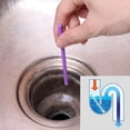 thumbnail image 4 of 12 unids/set palos descontaminación cocina bañera alcantarillado varilla limpiadora (púrpura), 4 of 5