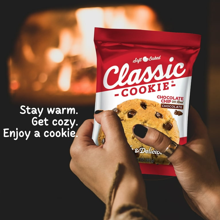 Classic Cookie Chocolate Chip Soft Baked Cookies 3oz Individually