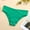 Green, variant on LYEAA Seamless Cotton Underwear for Women Breathable Low Rise Cool Briefs Comfort Solid Cute Daily Panties Fashionable Underpants Black L
