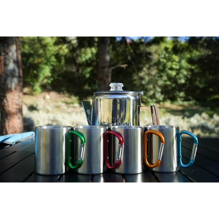 Alpine Mountain Gear Stainless Steel Coffee Mugs Set for Home