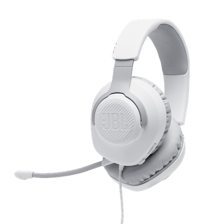 Restored JBL Quantum 100, Wired over-ear gaming headset with flip-up mic (Refurbished)