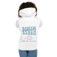 thumbnail image 2 of Destin Florida Beach Hoodie Palm Trees Gulf Breeze Pink Hibiscus 1984, 2 of 14