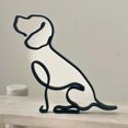 thumbnail image 3 of Desk Accessories Clearance! Dog Minimalist Arts Sculpture Personalized Gift Metal Decoration, 3 of 7