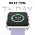thumbnail image 5 of iTouch Air 4 Smartwatch: Silver Case With Lilac Silicone Strap 41mm, 5 of 6