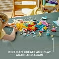 thumbnail image 5 of LEGO Classic Creative Color Fun 11032 Creative Building Set, Build a Plane, Star and More with this Summer Activity for Kids, Inspire Creative Play with this Colorful Arts & Crafts Toy for 5 Year Olds, 5 of 8