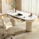 thumbnail image 2 of Gadgets Workbench Office Desk Slate Computer Table Luxury Office Desk Boss Simplicity Escritorio Ordenador Work Furniture QF50OD My Lux Decor Round, 2 of 10