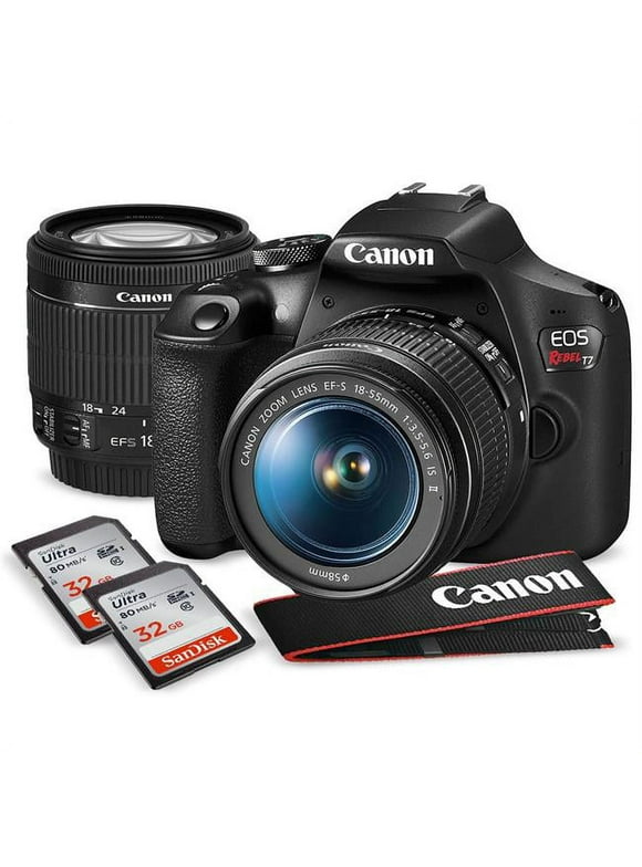 Canon CANON-T7-18-55-B-KIT2586-NFBA T7 EOS Rebel DSLR Camera