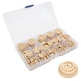 thumbnail image 4 of Sewing Buttons, Wooden Wooden Buttons Aterproof And Durable  For Children Clothes Decoration For DIY Craft, 4 of 8