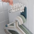 thumbnail image 4 of Colgador de ropa de acero inoxidable, estante de almacenamiento, gancho para colgar en la pared, gancho multifuncional, soporte para dormitorio, 4 of 4