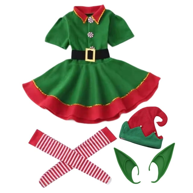 Disfraz de navideño, disfraz para cosplay, fiesta de carnaval, Halloween Chica 180cm