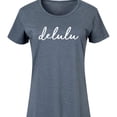 thumbnail image 3 of Instant Message - Delulu Cursive - Women's Any Way Dress, 3 of 6