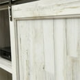 thumbnail image 3 of Sauder Barrister Lane Sliding Door Entertainment Credenza TV Stand for TVs up to 60", White Plank Finish, 3 of 24