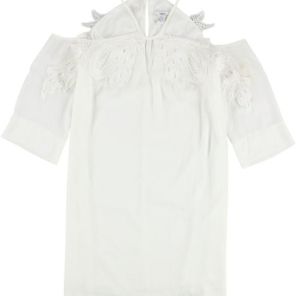 Bar Iii Womens Lace-Applique Off-Shoulder Dress