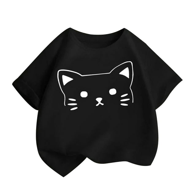 Summer Kids Cartoon Spring T-Shirt 2025 Boy Girl Baby Print Cute Clothes T-Shirt