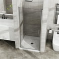 thumbnail image 2 of Resenkos Shower Enclosure Door,Shower Stall Door,34"x 72" Pivot Shower Door Combo w/ 35.4" White Acrylic Shower Base, Chrome, 2 of 7
