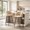 Beige + Black, variant on AUU Bubble Counter Height Bar Stools Set of 2, Modern Velvet Cloud Bar Chairs with Matte Metal Legs, Upholstered Padded Breakfast Stools for Kitchen Island & Home Bar