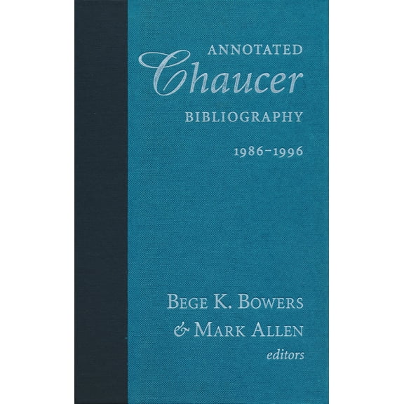 Annotated Chaucer Bibliography, 1986-1996, (Hardcover)