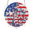 thumbnail image 2 of Acrylic Jigsaw Puzzle Suncatcher-Stress Relief Jigsaw Puzzle, Window Suncatcher Acrylic Puzzle, DIY Suncatcher Kits for Adults, Home Decor Gift for Women, Mom, Friends（7.4in） 4th of July Vermilion, 2 of 9