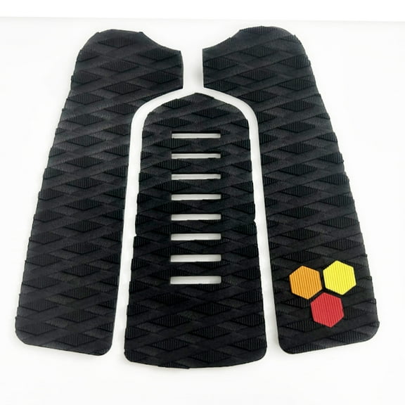 Oraceous Surfboard Traction Pads Set, EVA Non- Deck Grip Mats, Self-Adhesive Tail Pads for Surfboards, Non-Skid Surf Accessories