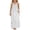 White, variant on Backless Cami Dress for Kids Sleeveless House Dress White Flowy Dress Maxi Sundress Beach Vacation Dress