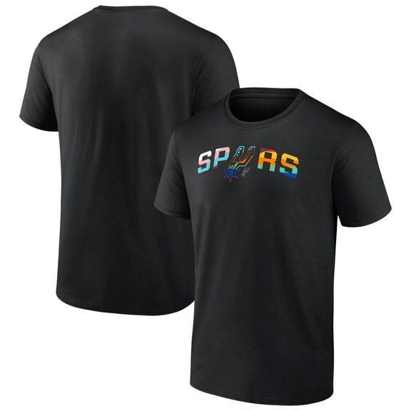 Men's Black San Antonio Spurs Pride T-Shirt