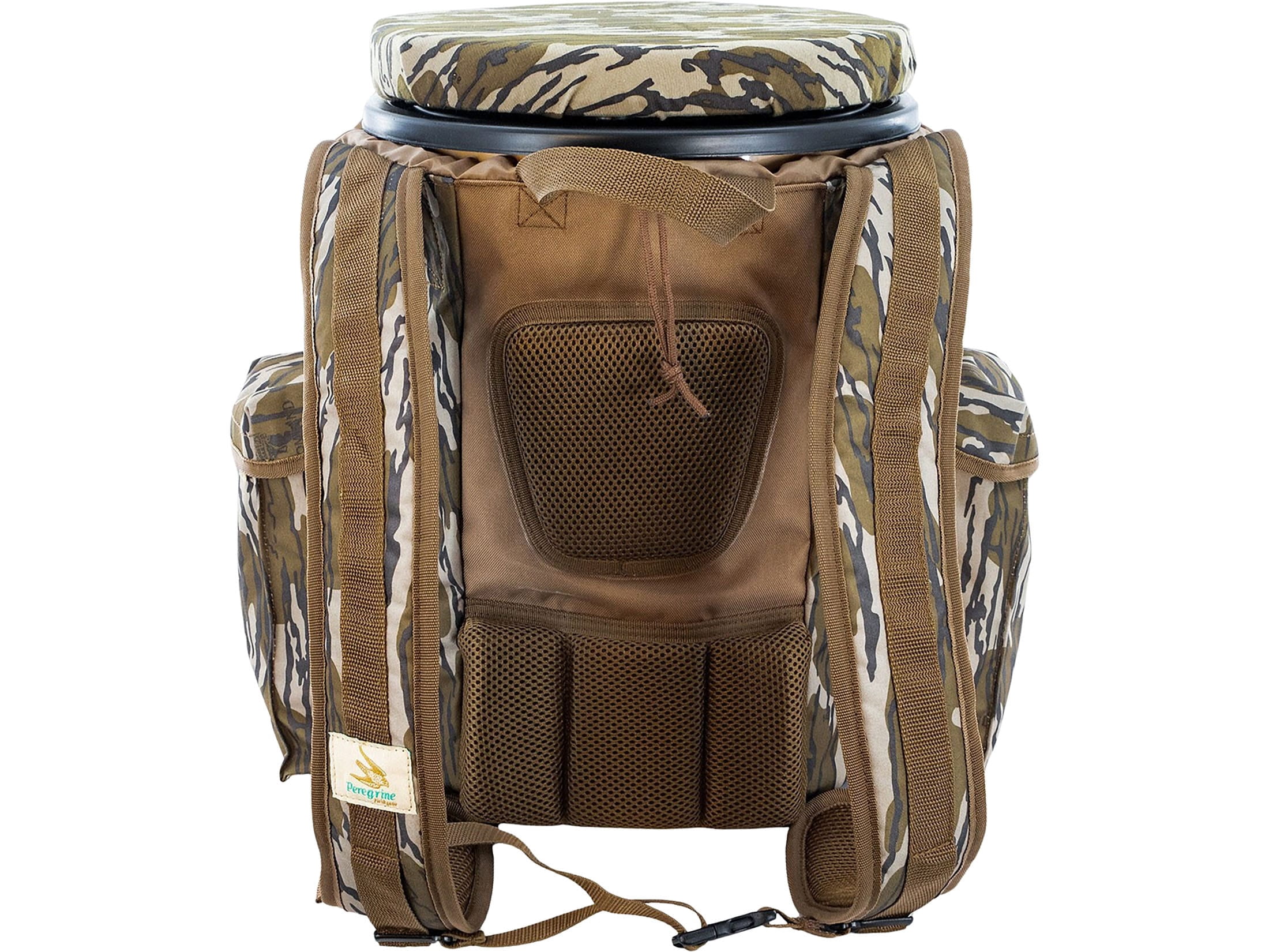 Peregrine Field Gear Venture Hunting Bucket Seat Pack Lite Mossy Oak Original Bottomland