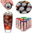 thumbnail image 3 of Soda Can Lids, 6-pack Reusable Silicone Can Covers For Soda/beverage/beer, Fits Standard Soda Cans (multicolored), 3 of 4