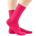 thumbnail image 3 of Auroural 5-13 Years Girls Socks Crew Cotton Children's Socks Solid Color Straight-Leg Stockings Student Mid-Calf Socks Multicolored Socks, 3 of 6